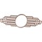 Ekena Millwork Wood Fretwork Pierced Medallion, 28"W x 14"H x 7 3/4"IW x 13 1/4"IH x 3/8"T, Wood (Paint Grade) CMWP28X14X0375EBMF - alternate 3